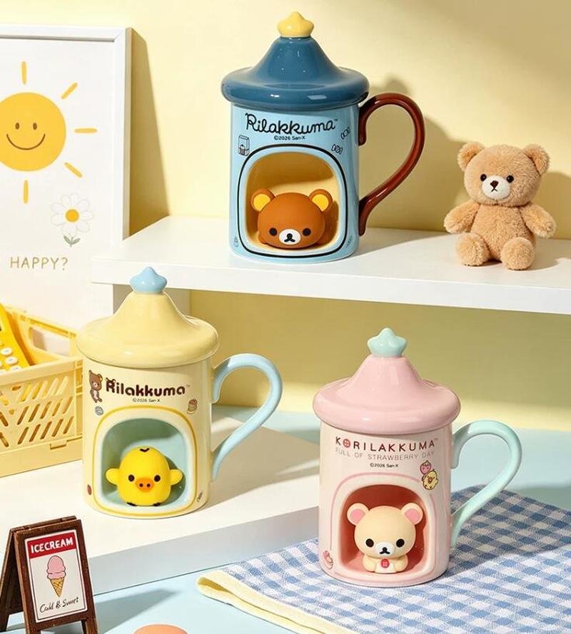 Coffee Y Tea - W magazynie Kubek z pokrywką, uroczy