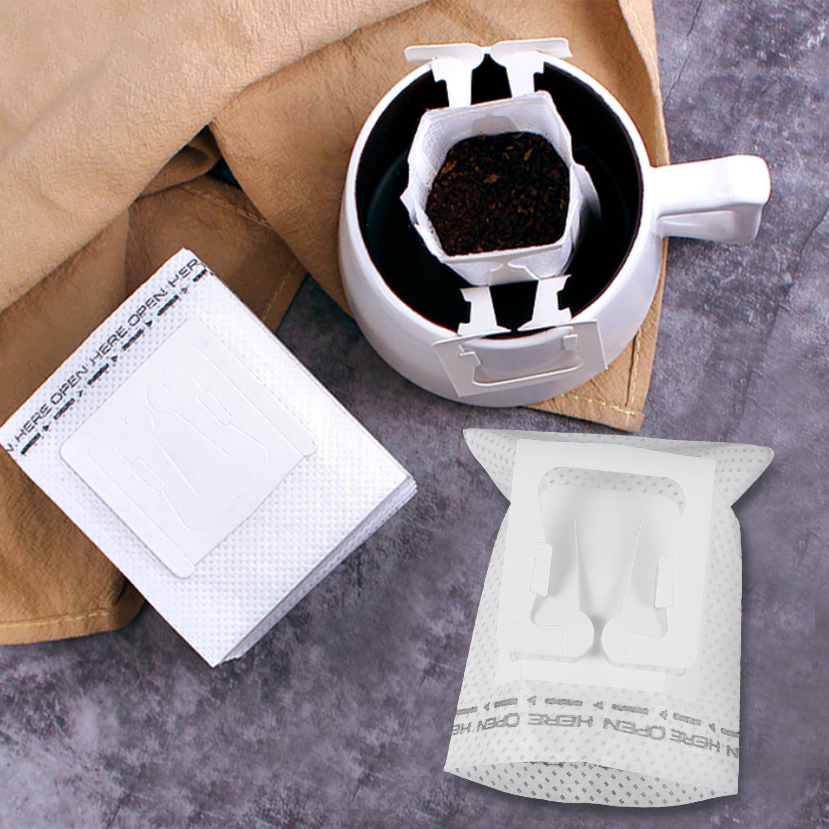 50 sztuk / opakowanie Filtr do – Tea & Coffee Quận 1 recenzja i cena