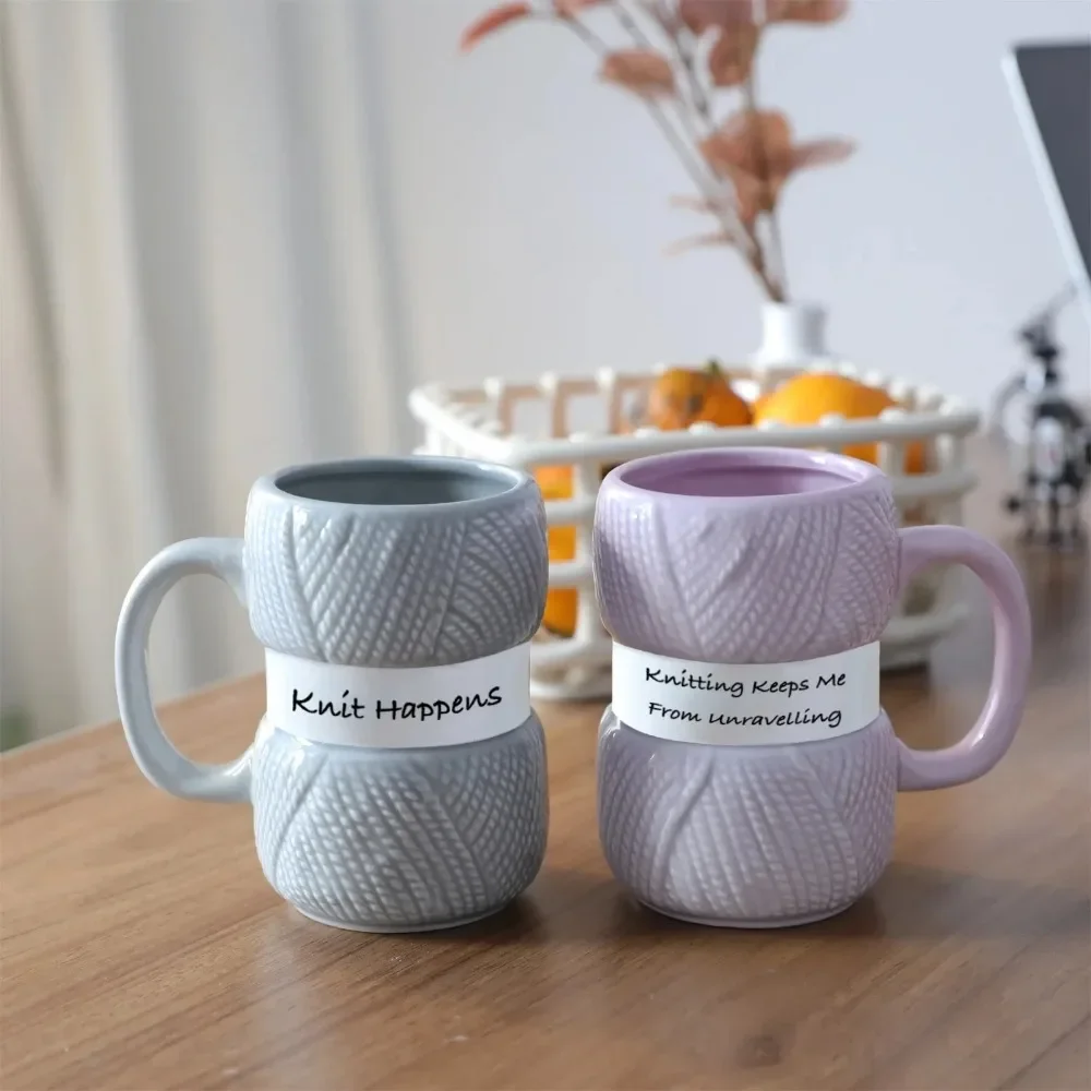 Kubek ceramiczny w stylu dzian – Coffee Tea Knits recenzja i cena