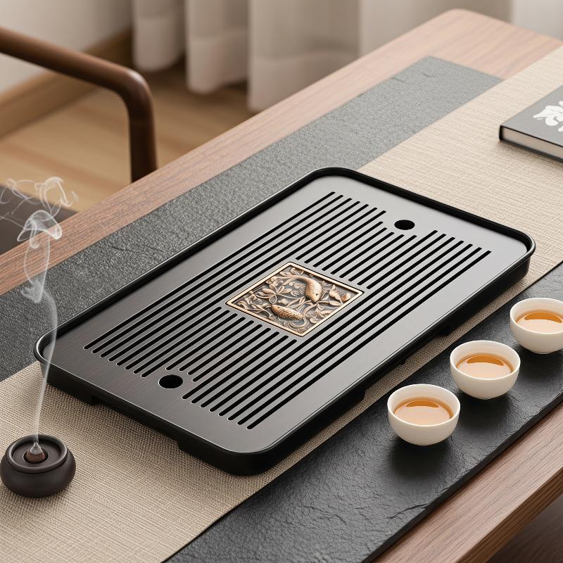 Dwupoziomowa drewniana taca do – Bamboo Tea Tray recenzja i cena