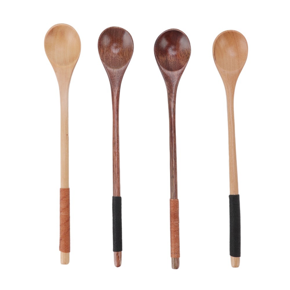 4 sztuki drewnianych łyżeczek  – Tea Coffee Utensils recenzja i cena