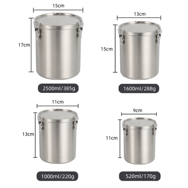 Hermetyczne pojemniki na kawę  – Coffee Tea Sugar Container Set recenzja i cena