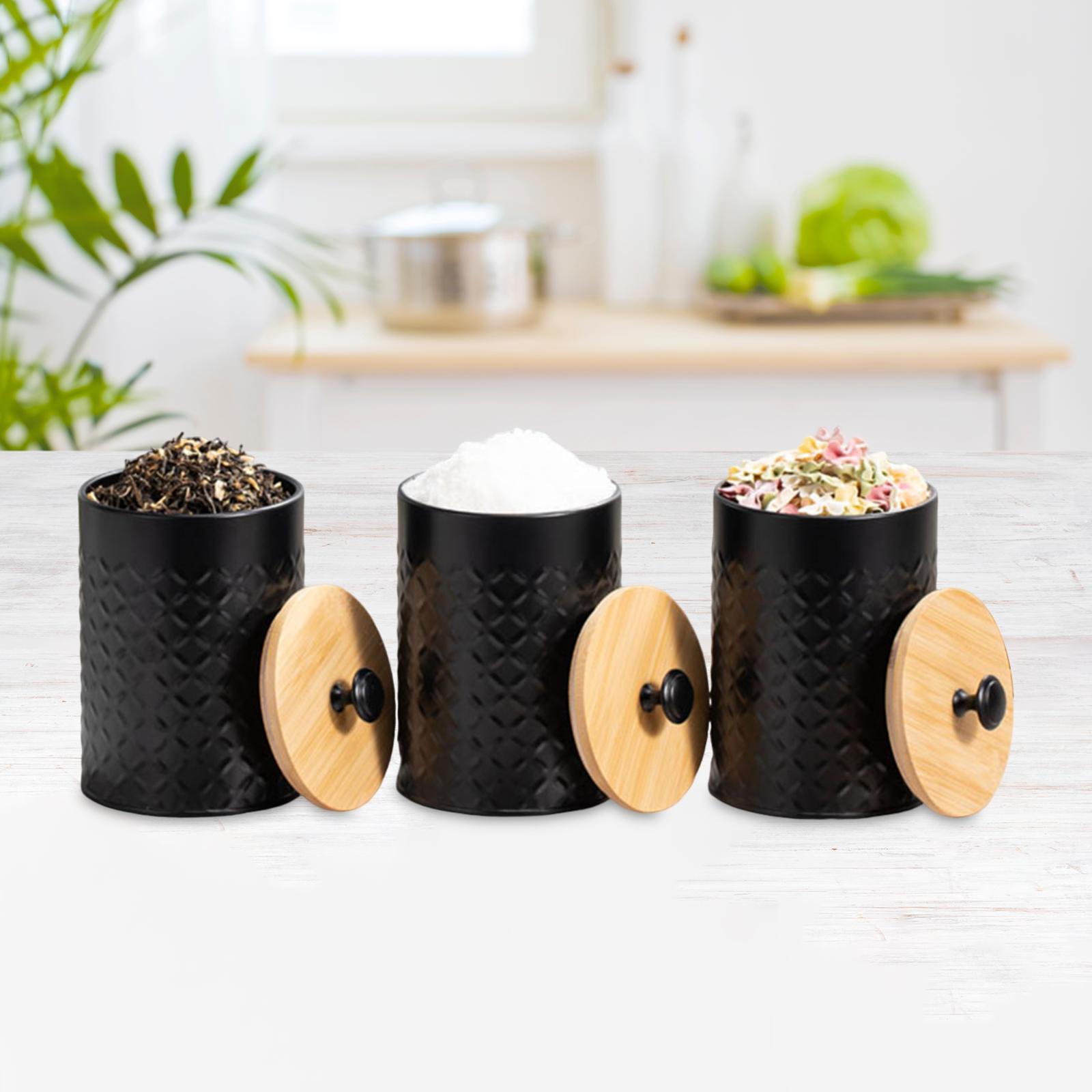 3-częściowy zestaw pojemników  – Coffee Tea Sugar Container Set recenzja i cena
