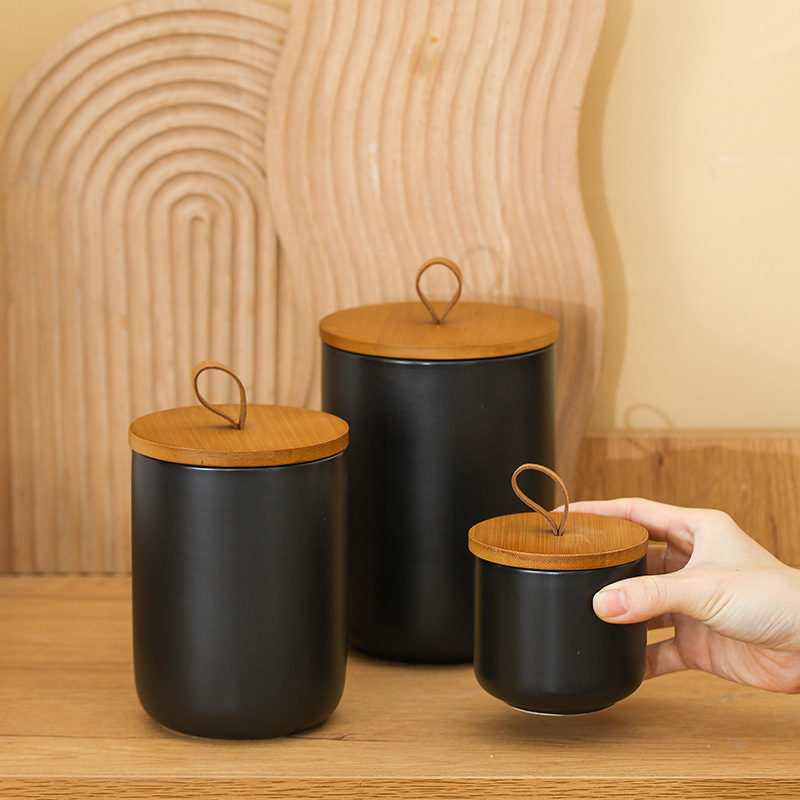 Nordyczny ceramiczny pojemnik  – Coffee Tea Sugar Container Set recenzja i cena