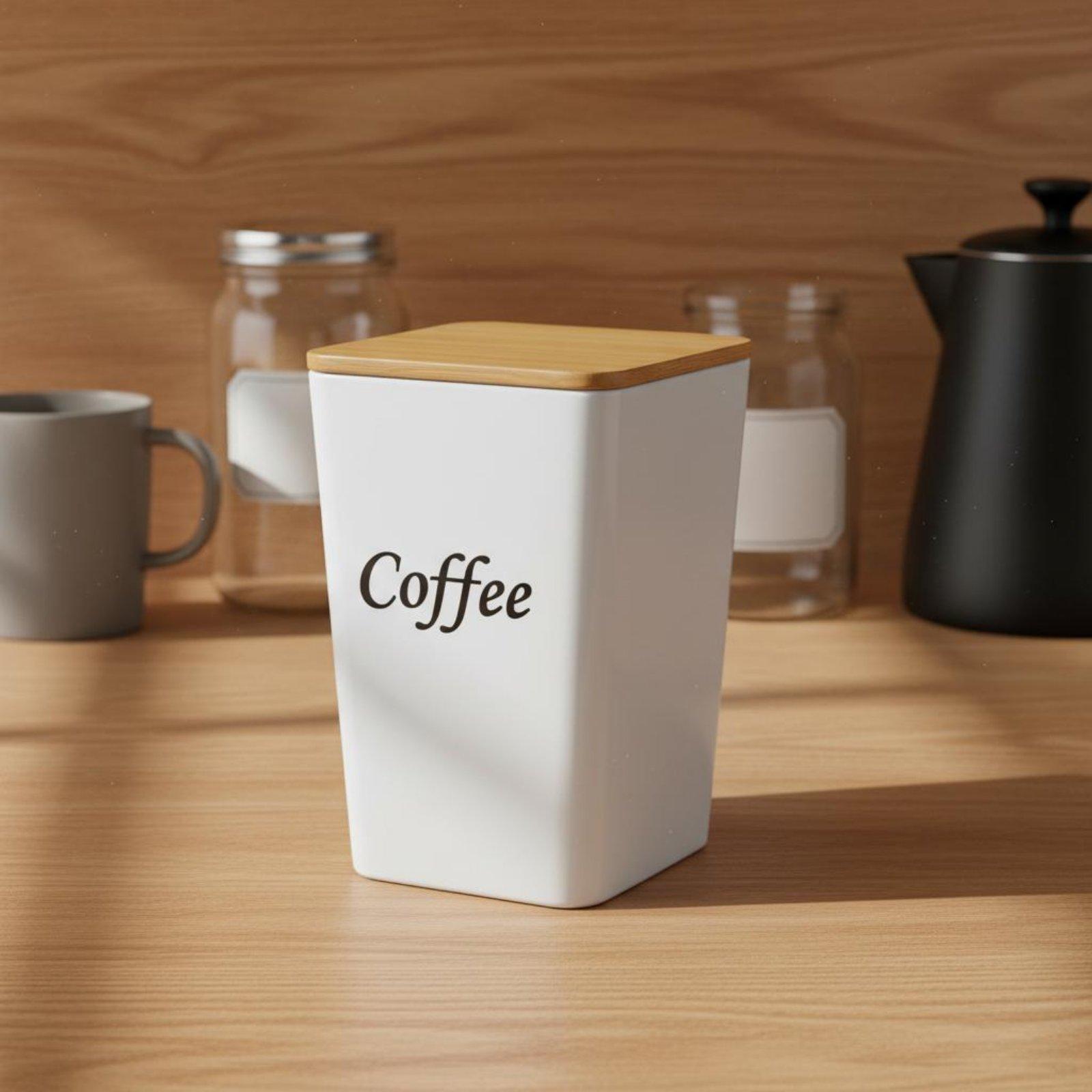 Zestaw metalowych pojemników z – Coffee Tea Sugar Container Set recenzja i cena