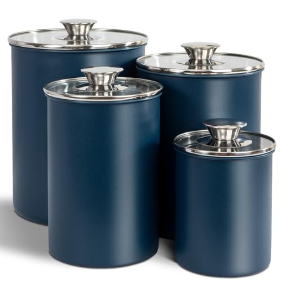 Zestaw pojemników na żywność z – Coffee Tea Sugar Container Set recenzja i cena
