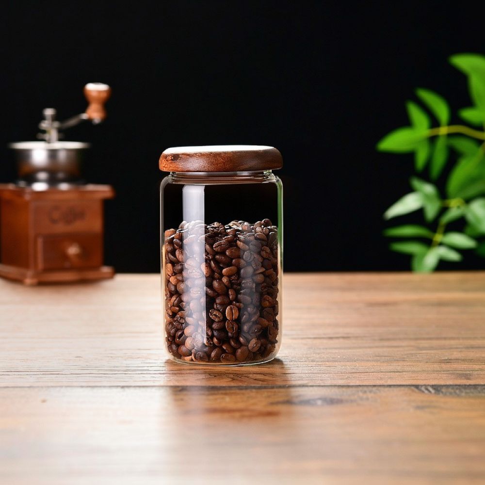Dekoracyjny słoik ze szkła, z  – Coffee Tea Sugar Container Set recenzja i cena
