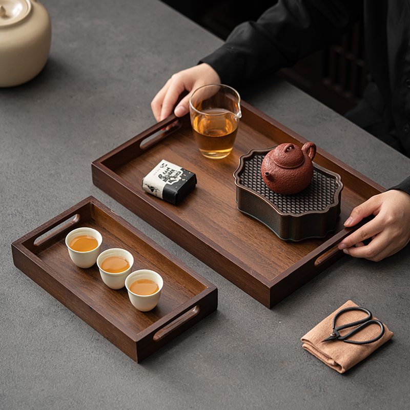 Duży prostokątny teka do herba – Bamboo Tea Tray recenzja i cena